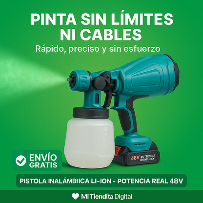 PISTOLA DE PINTURA INALAMBRICA
